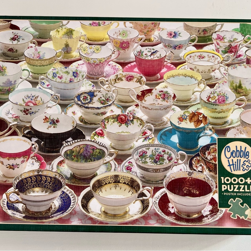 Cobble Hill 1000 Piece Teacup Puzzle